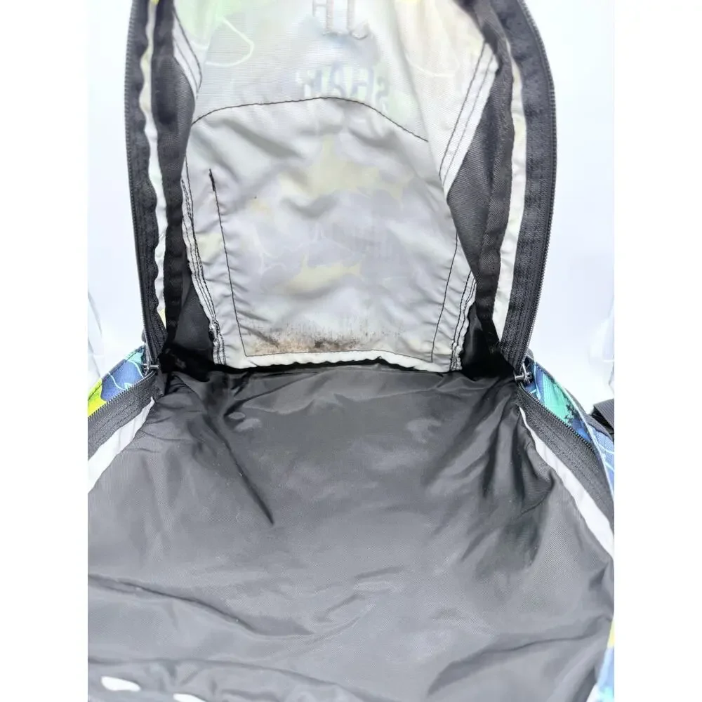 L.L.Bean Shark-Themed Backpack Book Bag for School Zip Closure